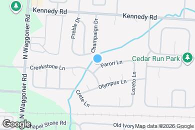 Map image of the property - 8268 Parori Ln