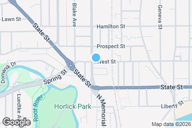 Map image of the property - 945 N Memorial Dr