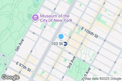 Map image of the property - E. 103rd St, 2nd Ave
