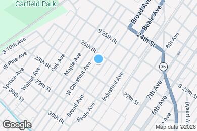 Map image of the property - 2614 Broad Ave