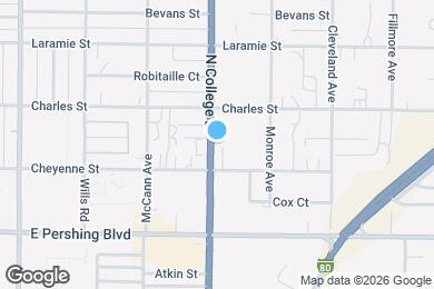 Map image of the property - 4006 Cheyenne St #A