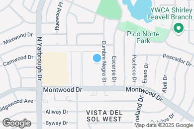 Map image of the property - Vista Village Apartments