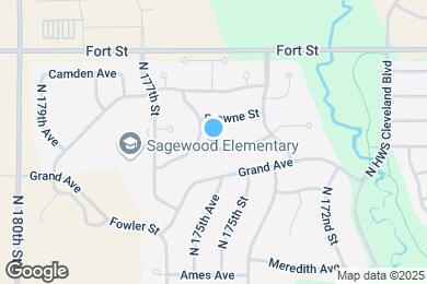 Map image of the property - 17520 Redman Ave