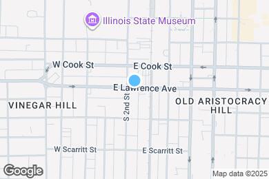 Map image of the property - 222 E Lawrence Ave