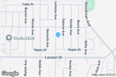 Map image of the property - 10014 Lemona Ave