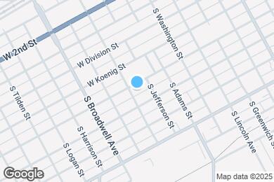 Map image of the property - 409 S Madison St