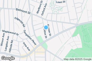 Map image of the property - 33 Prentiss St