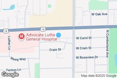 Map image of the property - 1400 Carol St
