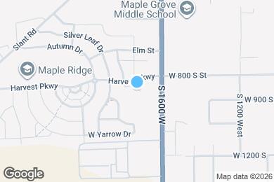 Map image of the property - 1747 W Little Willow Cove