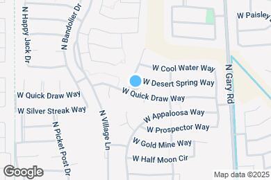 Map image of the property - 2036 W Quick Draw Way