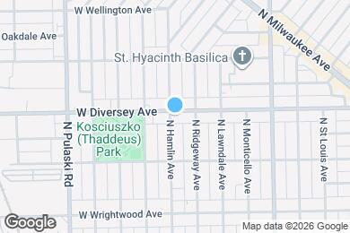 Map image of the property - 3755 W Diversey Ave
