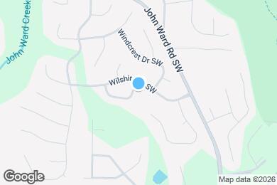Map image of the property - 1814 Windcrest Cir S W
