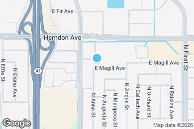 Map image of the property - 464 E Magill Ave