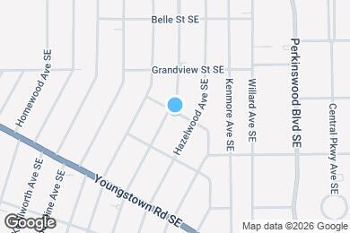 Map image of the property - 905 Belvedere Ave SE