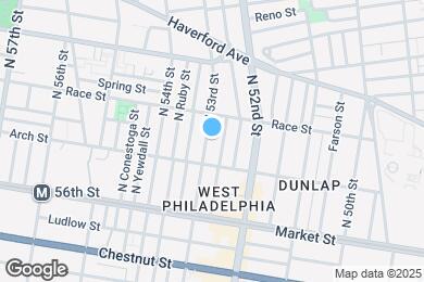 Map image of the property - 123 N 53rd St