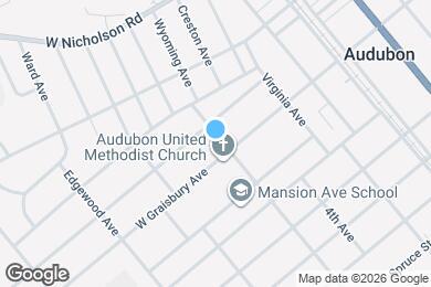 Map image of the property - 158 Wyoming Ave