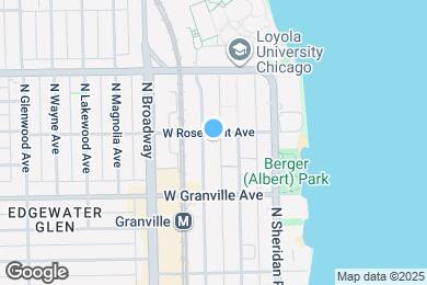 Map image of the property - 1061 W Rosemont Ave