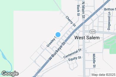 Map image of the property - 164 Greeley St