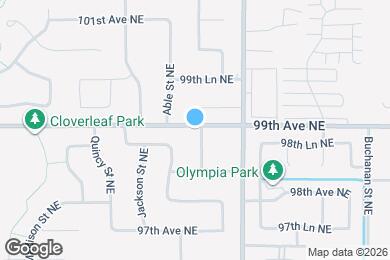 Map image of the property - 9858 Tyler St NE