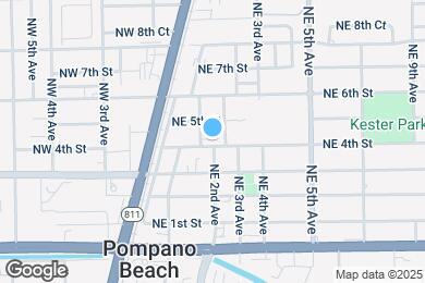 Map image of the property - 410 NE 1st Ave