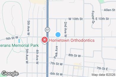 Map image of the property - 868 Park Ave