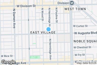 Map image of the property - 1736 W Augusta Blvd