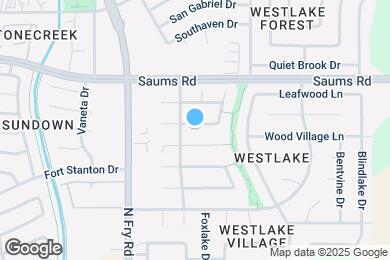 Map image of the property - 19607 Horseshoe Lake Ln