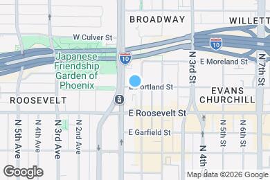 Map image of the property - 1030 N 1st St