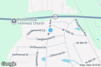 Map image of the property - 1106 N Glenn Ave