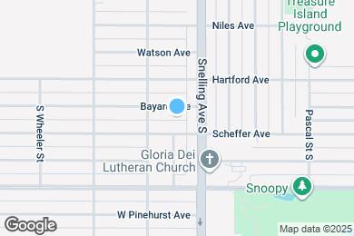 Map image of the property - 1604 Bayard Ave