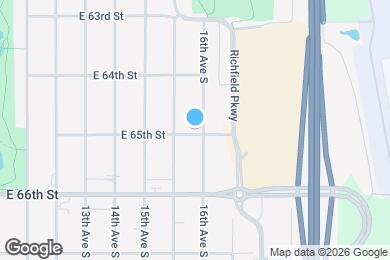 Map image of the property - 6444 16th Ave S