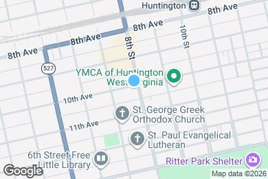 Map image of the property - 1003 8th St