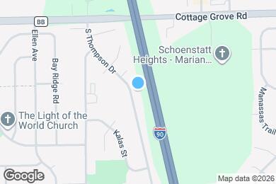 Map image of the property - 1215 S Thompson Dr