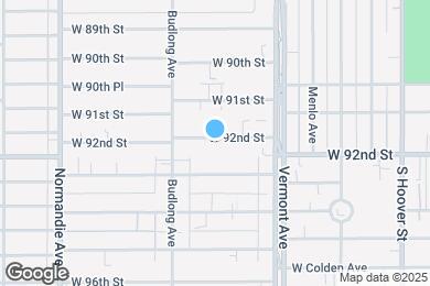 Map image of the property - 1112 W 92nd St