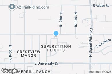 Map image of the property - 10546 E Contessa St