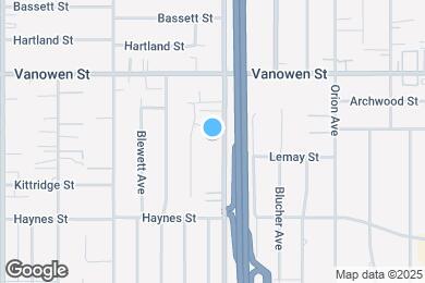 Map image of the property - 6651 Haskell Ave