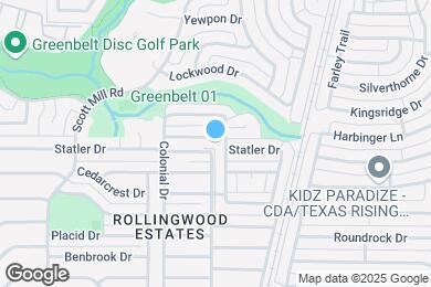 Map image of the property - 2218 Stonebrook Dr