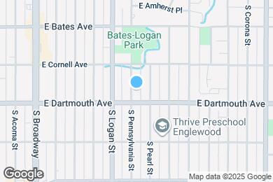Map image of the property - 3070 S Pennsylvania St