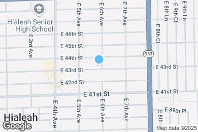 Map image of the property - 595 E 43rd St