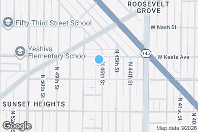 Map image of the property - 3437 N 46th St