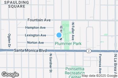 Map image of the property - 1147 N Vista St