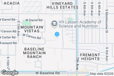 Map image of the property - 916 W Carter Rd