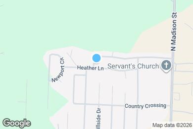 Map image of the property - 1431 Heather Ln
