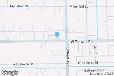 Map image of the property - Tidwell Estates Apartments