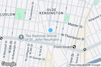 Map image of the property - 227 W Thompson St
