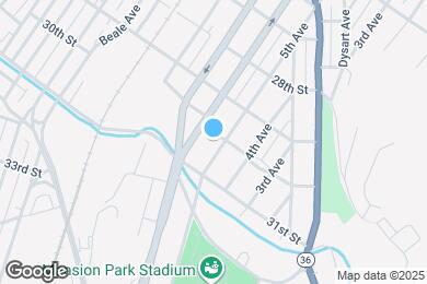 Map image of the property - 3002 5th Ave