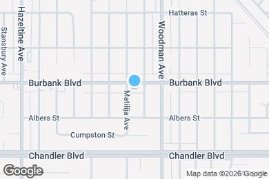 Map image of the property - 13744 Burbank Blvd