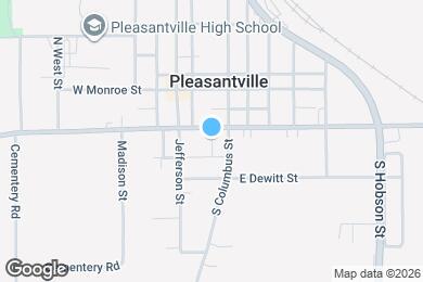 Map image of the property - 107 E Jasper St