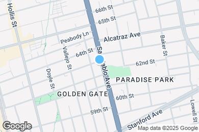 Map image of the property - 6235 San Pablo Ave