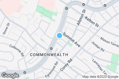 Map image of the property - 1536 Commonwealth Ave